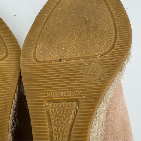 Kanna Nubuck leather Wedge Espadrille Sandals Sz 9 - Picture 10 of 11